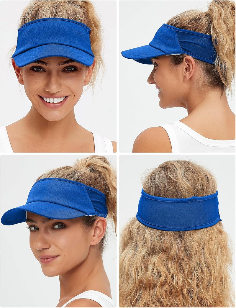vidsel Sport Sun-Visor Hat Men Women Summer UV Protection, Lightweight Cooling Golf Running Tennis Sweat-Band Cap - Image 2